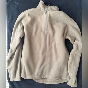 The North Face Men's Zip Up Sweater - Light Brown